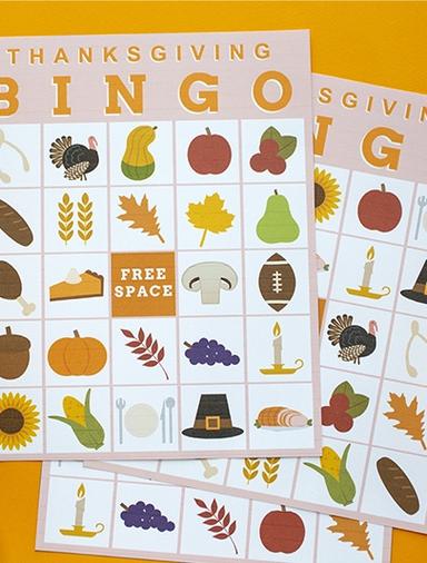 Thanksgiving Bingo Games Thanksgiving Series