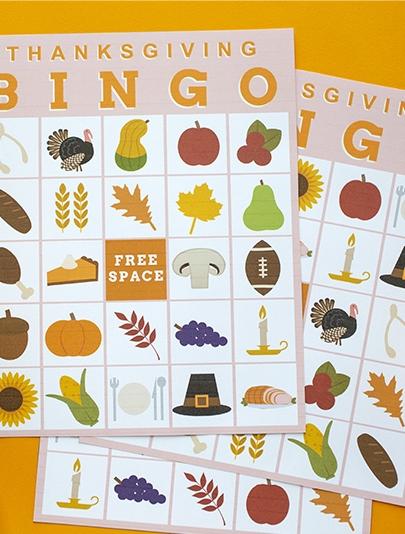 Bingo de Thanksgiving
