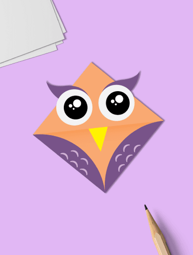 HP Bookmark Crafts Corner Owl