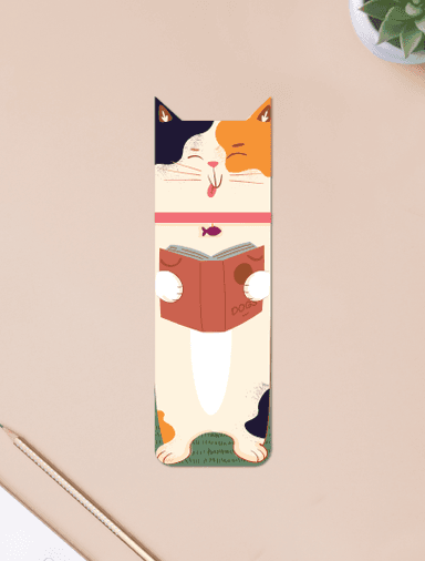 HP Bookmark Crafts 4 Reading Cat