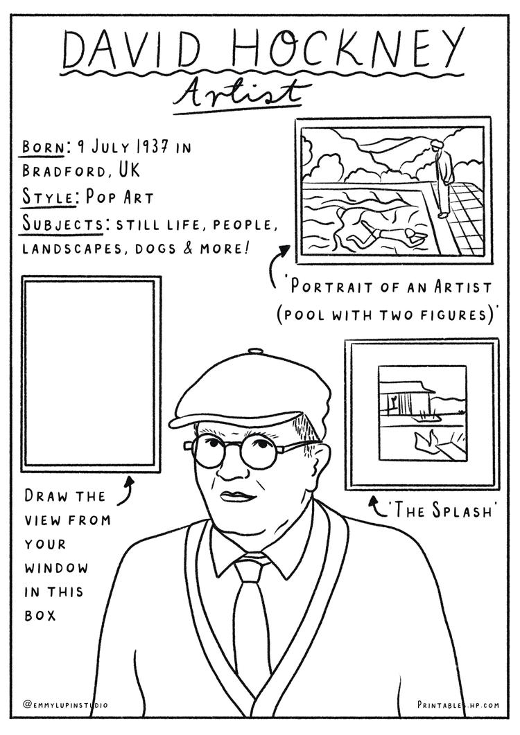 David Hockney Fact Sheet