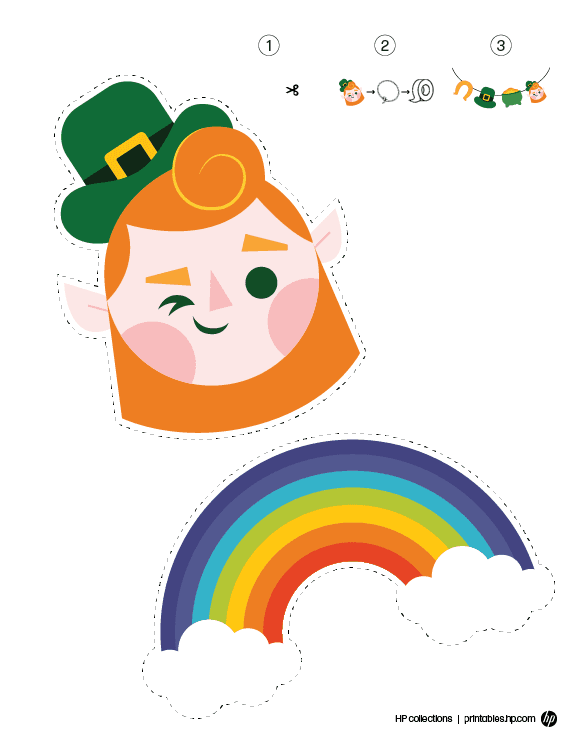 St. Patricks Day Craft Garland 1