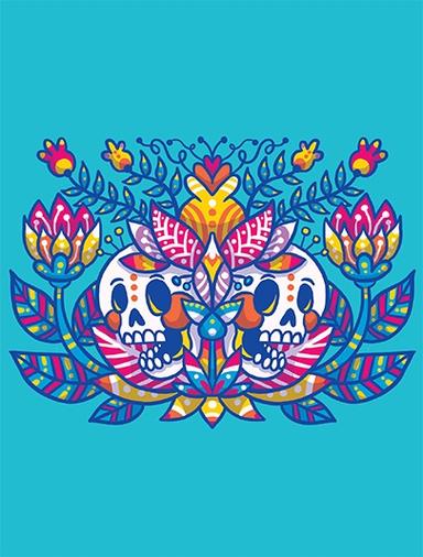 Day of the Dead card 1 by Aura de Papel