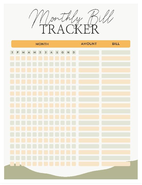 Monthly Budget Planner 1