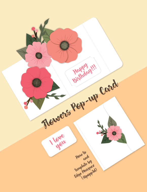 Flowers Pop-up Card