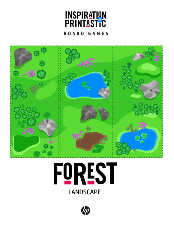 Board Games Forest Landscape Board