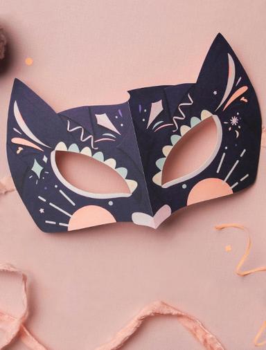 Black Cat Mask Crafts by Laura K. Sayers Halloween Series