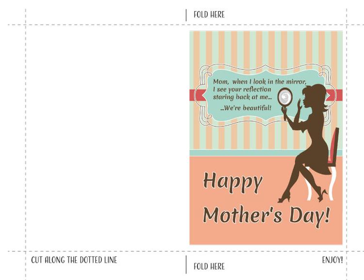 HP Mother's day card - You're Beautiful!