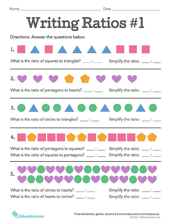 Writing Ratios #1