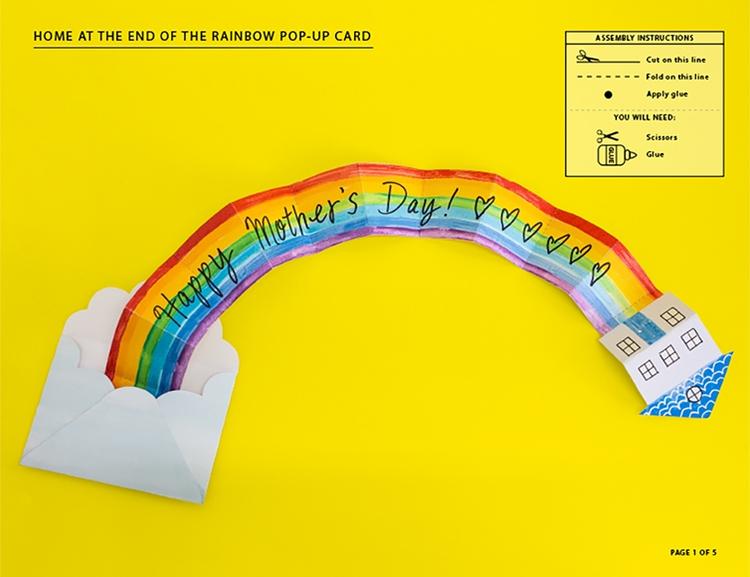 Rainbow Pop-up Card
