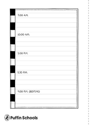 Wimpy Kid Diary Template Learning Worksheets Puffin