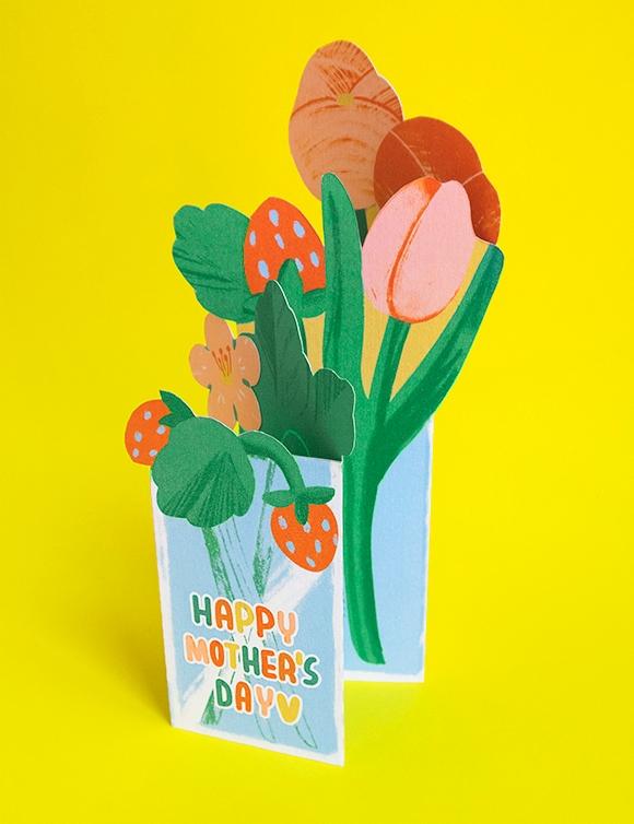 Mother's Day Vase Concertina