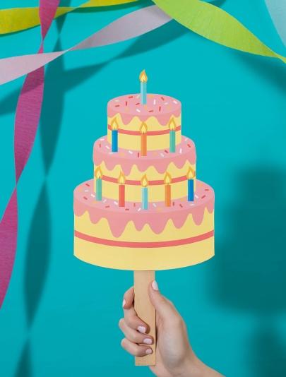 Accessoir photo pour gâteau d'anniversaire