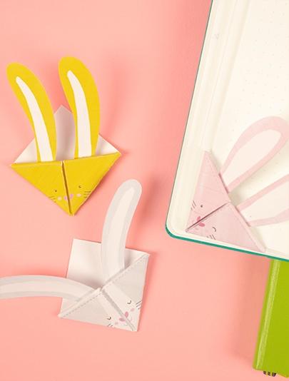 Triangle Bunny Bookmarks