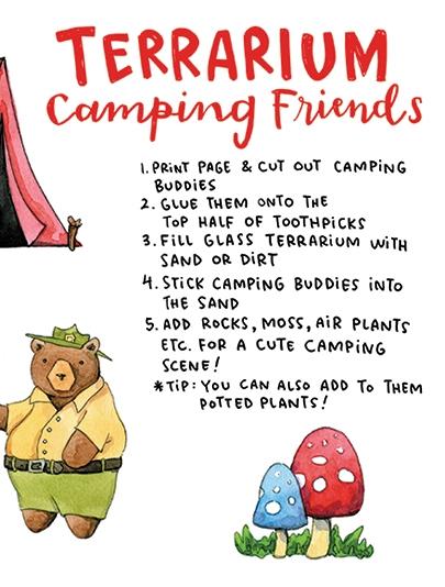Terrarium Camping Friends