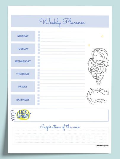 HP Weekly Planner 03