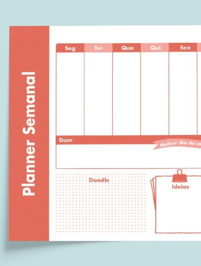 Planejador semanal HP 05