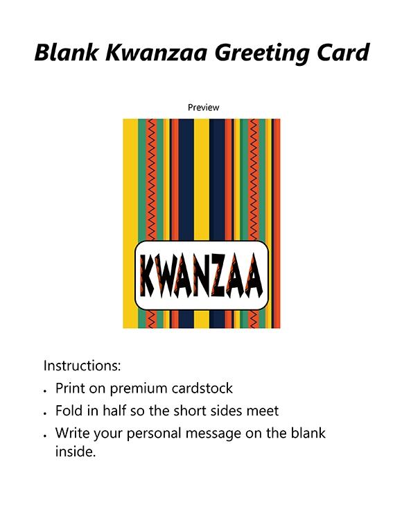 Kwanzaa Card