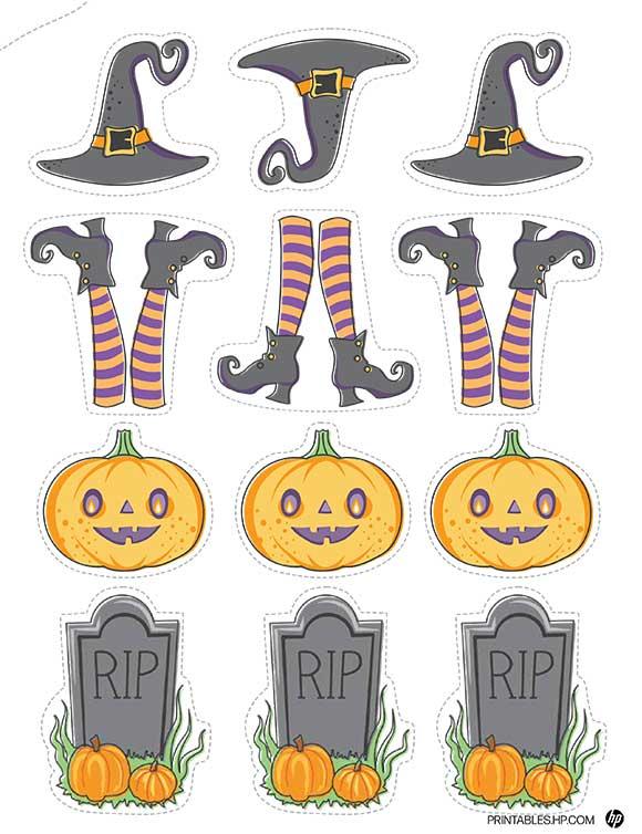 Halloween Cupcake Toppers #1