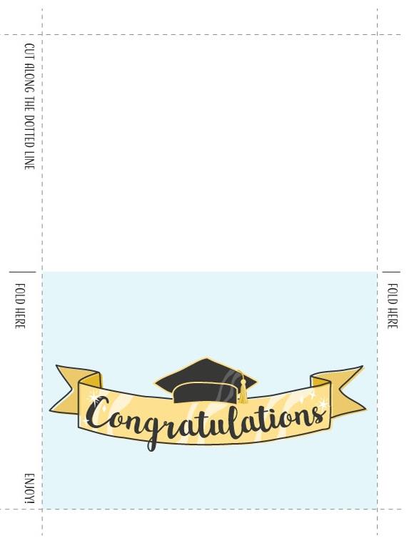 Carte de fin d'études HP - Félicitations, diplômé !