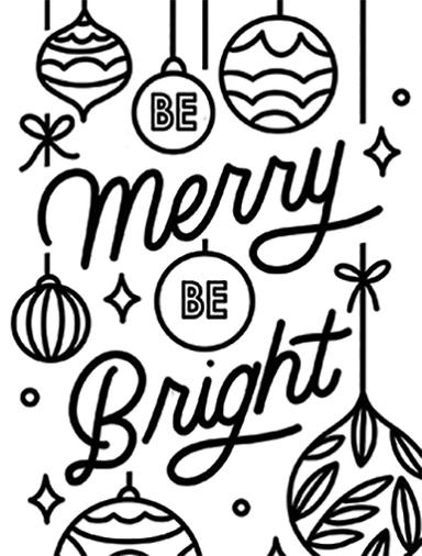 Holiday Coloring Cards Crafts Magic Made Printable Series