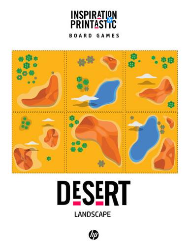 Inspiration is Printastic Boardgames are Printastic Desert Landscape