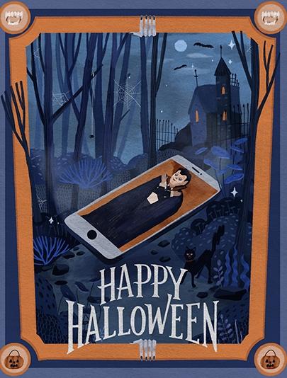Virtually Spooky Poster