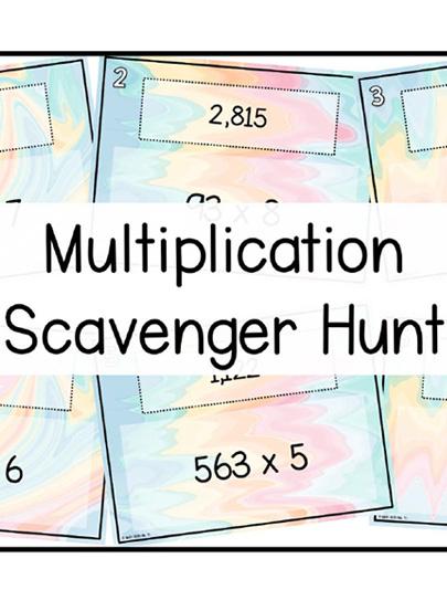 Multiplication Scavenger Hunt