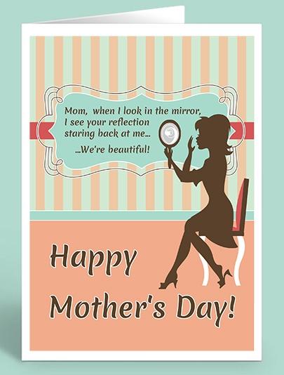 Carte HP pour la fête des mères - Vous êtes magnifique !