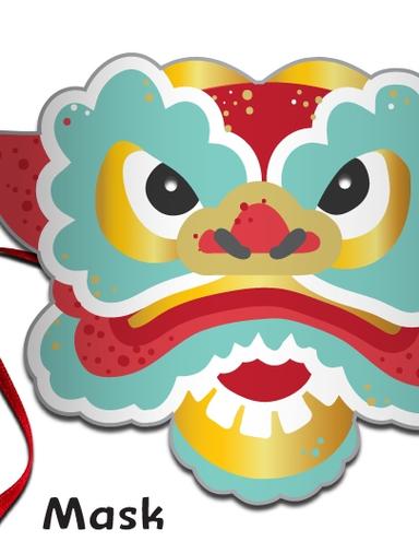HP Chinese New Year Dragon Mask Craft