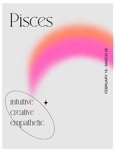 Pisces Astrology Poster