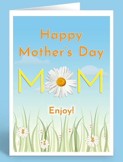 HP Mother's day card - MOM