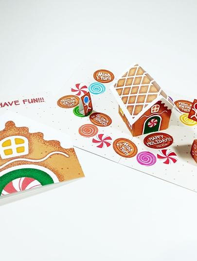 Gingerbread House Pop Up Boardgame