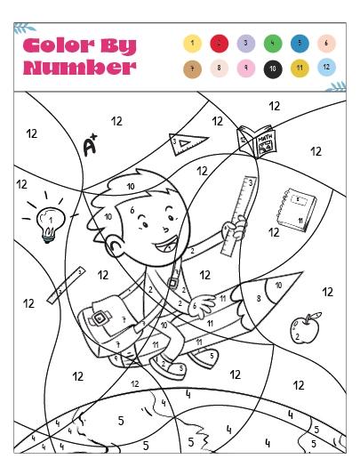 Coloring Page - Color by Number 03