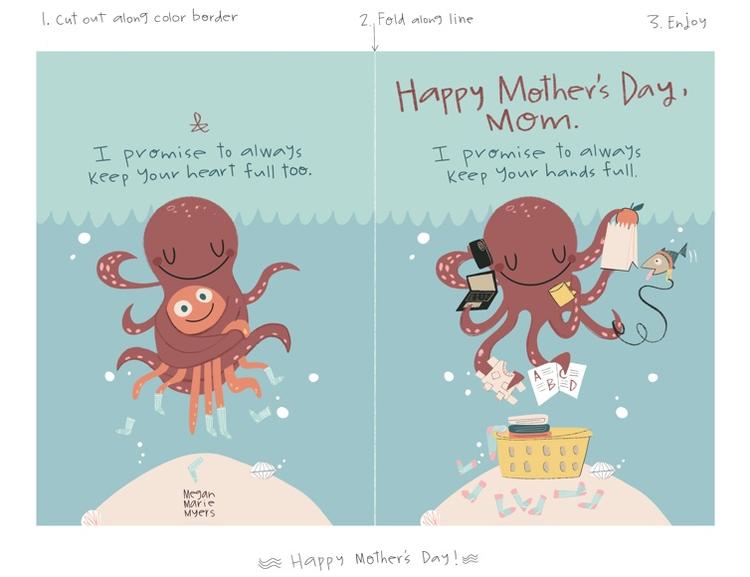 Octopus Mother Card