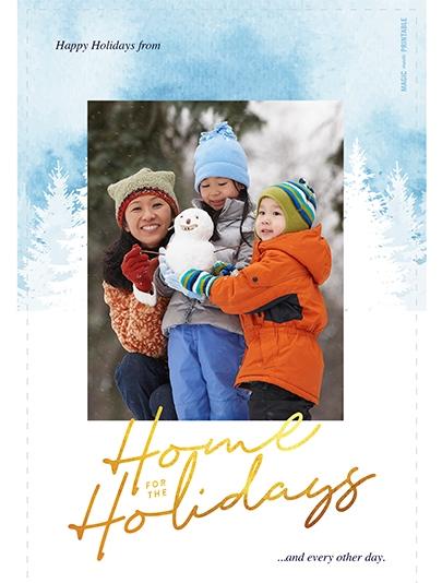 Home for the Holidays Customizable Card