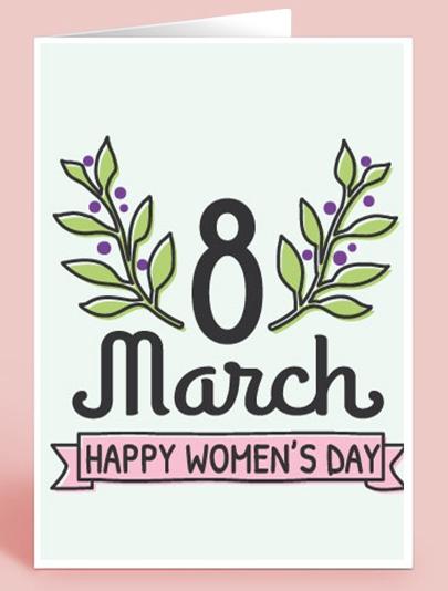 Carte Happy Women's Day