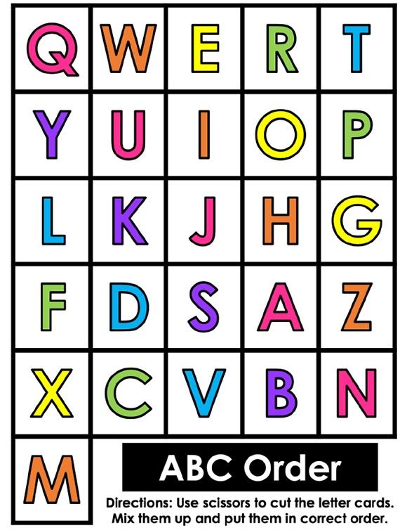 ABC Order Activity