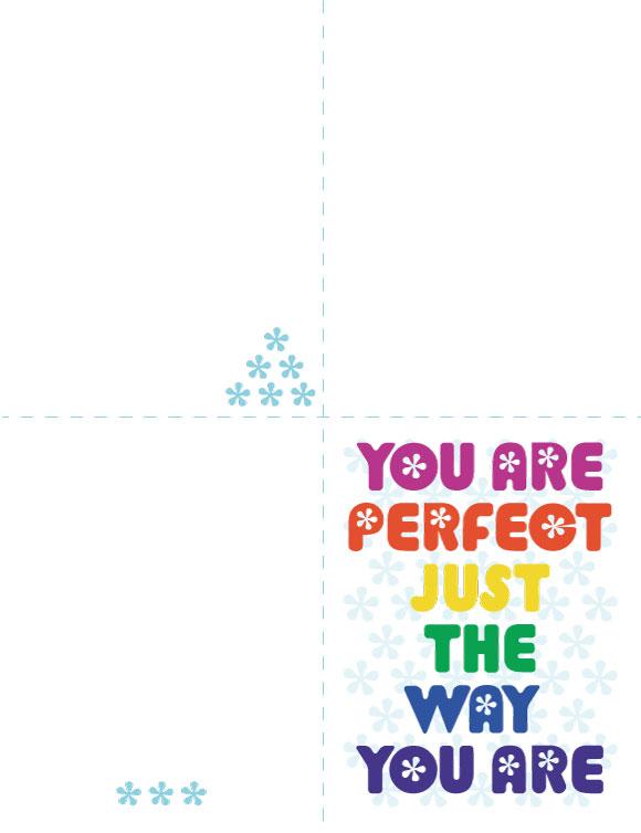 Carte HP Pride - Vous êtes parfait comme vous êtes