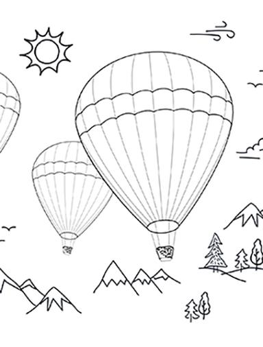 Hot Air Balloons Learning Worksheet Goldieblox