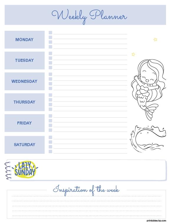 HP Weekly Planner 03