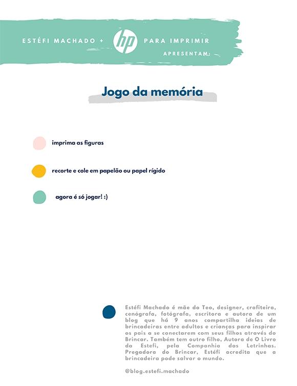 Jogo da Memória - por Estéfi Machado