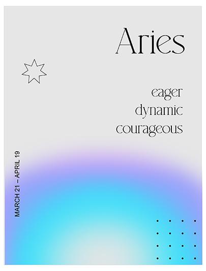 Aries Astrology Poster