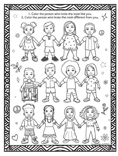 Kids Coloring Books Age 4-8. The Big Book of Faces. Recognizing Diversity  with One Cool Face at a Time. Colors, Shapes and Patterns for Kids a book  by Jupiter Kids