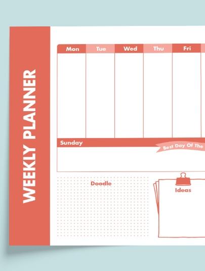 HP Weekly Planner 05