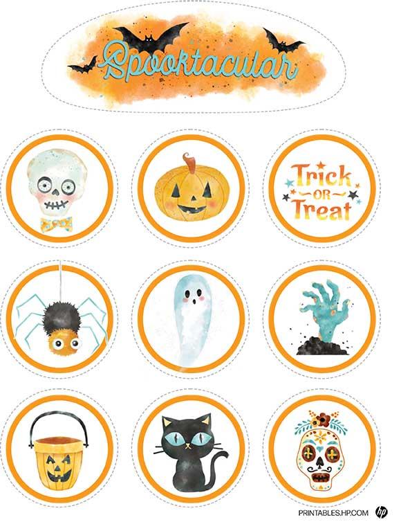 Halloween Cupcake Toppers #3