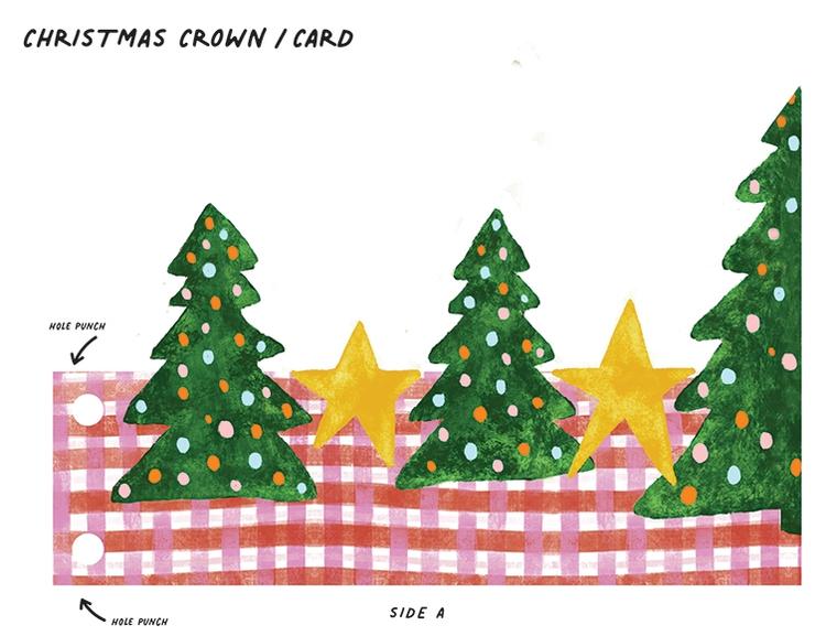 Christmas Crown Template