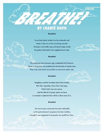 Breathe Poem by Chante Davis