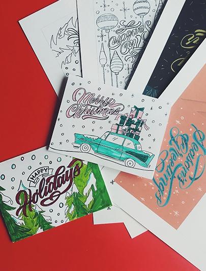 Cut Out Holiday Cards