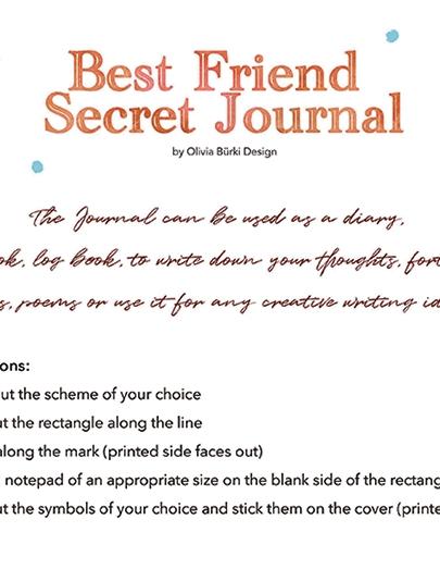 Best Friend Secret Journal